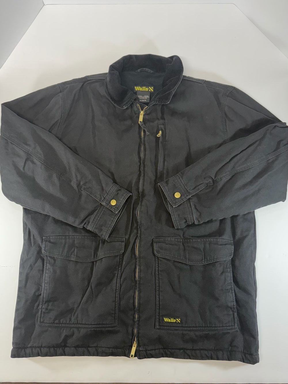 Walls Workwear Men's Heavyweight Duck Canvas Chore Jacket - Size XL